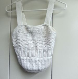 Abercrombie & Fitch knit muscle cropped shirt